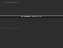 Tablet Screenshot of cafemambo.co.uk